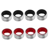  Cabilock 8 Pièces Anneau de vin en Acier Inoxydable Anneau Anti- pour Bouteille de vin Stop- en Acier Inoxydable Verre à vin Colliers de Bouteille Anneaux de Bouteille