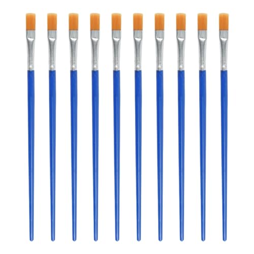 Pinceles De Nylon Vitsrisea - Juego De Pinceles Para Pintura Acrílica Y Al óleo | Cepillos De Nylon Para Bellas Artes, Ideal Para Pintura De Lienzo, Tinta, Acuarela Y Pr