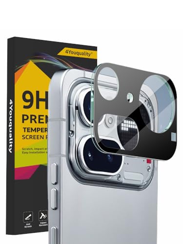Image of 4youquality Back Camera Lens Protector Compatible with Nothing 4A Pro (1 Pack) | 9H Tempered Glass Camera Guard | Military-Grade Protection | Ultra Clear HD | Bubble-Free Easy Installation | Case Friendly Design