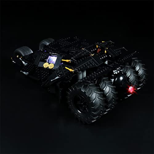 TopBrixx LED Beleuchtungsset für Lego Batmobile Tumbler 76240, LED Licht für Lego 76240 (Lego Modell Nicht Enthalten) – Bild 5
