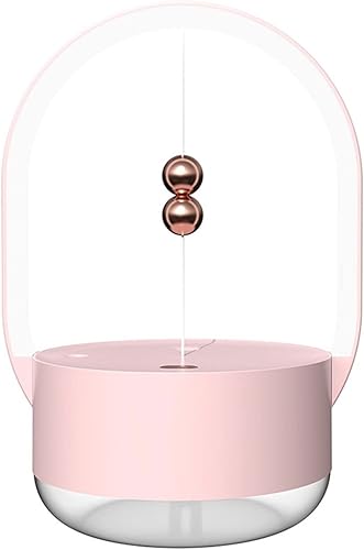 Humidificador 350ML Humidificador USB Humidificadores recargables Inalámbrico Air Mist Maker Difusor portátil Humidificador (rosa)