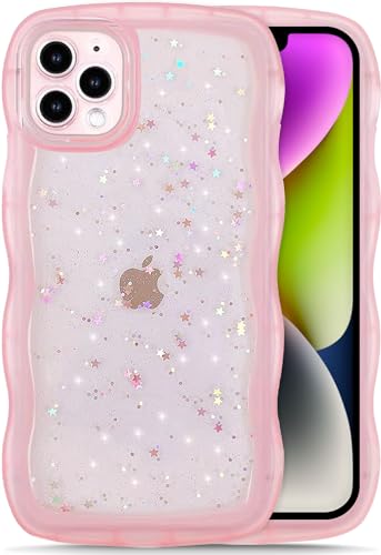 Coque pour iPhone paillettes rose pour un style chic au quotidien