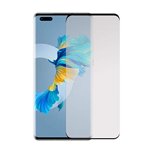 Todotumovil Protector de Pantalla Huawei Mate 40 Pro Negro Cristal Templado Completo Curvo Vidrio 9H para movil