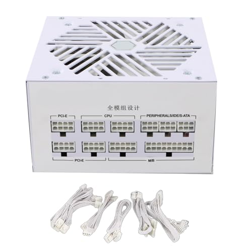 Bloc d'alimentation de jeu 850W entièrement modulaire avec ventilateur silencieux 120mm