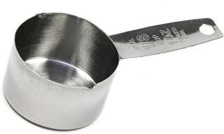 Rocky Mountain Goods Coffee Measure Cup 1 ounce / 2 tbsp - Stainless Steel Measuring Scoop with Handle - Quick and Easy Coffee Measuring Scoop - Dishwasher Safe - 1/8 Cup