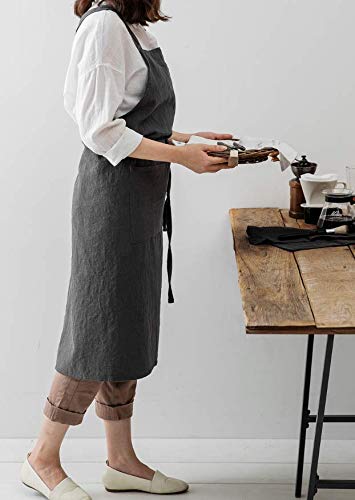 French APRON [MA MAISON LINEN ] Premium Gift Chef Works Handmade Apron Japanese