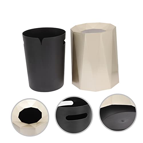 Caneca de basura rectangular para cocina sin tapa miniatura 6