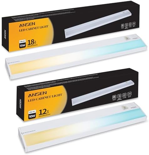 Hardwired LED Under Cabinet Task Lighting - 20 Watt, 36", Dimmable, CRI