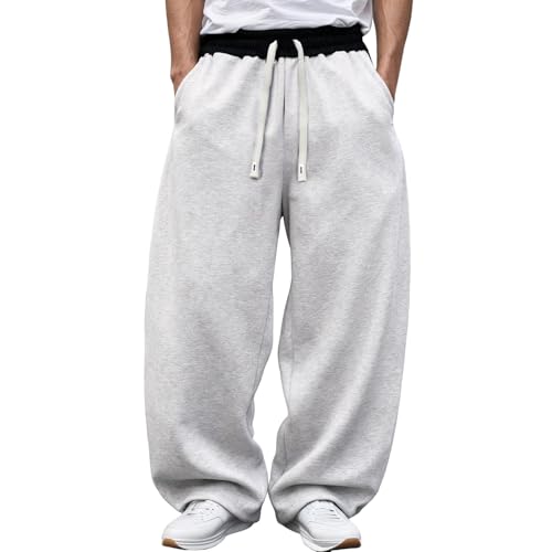 Pantalon décontracté fluide et léger avec poches coupe droite à devant plat