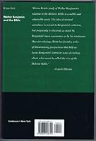 Walter Benjamin and the Bible 0826408796 Book Cover