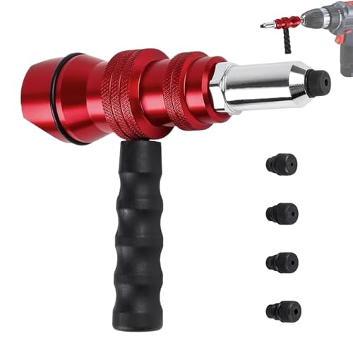 Remachadora Pop,Mango Antideslizante Reforzado,Herramienta De Tuercas Remachables Para Taladro - Para Remolque Autocaravana Camión Yate ATV Sedán Pickup Coche Tractor
