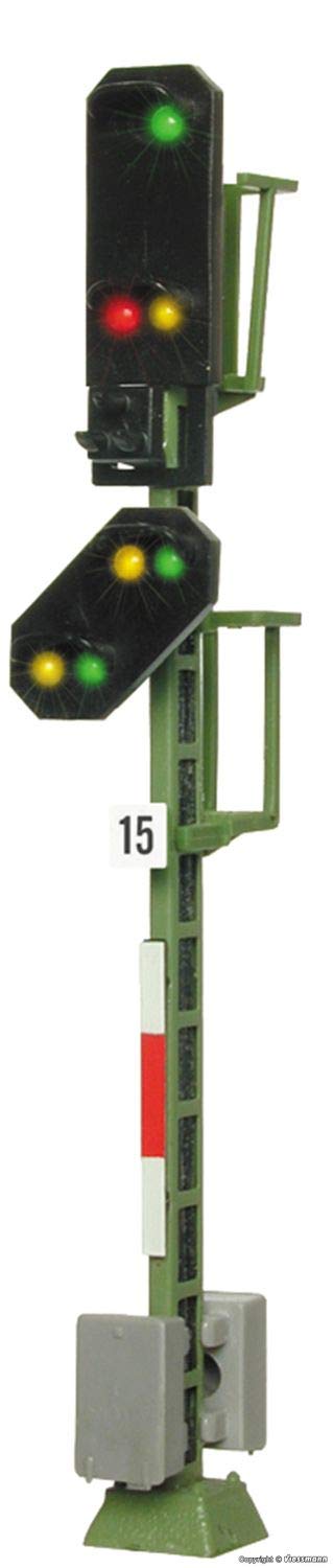 Viessmann 4015 - H0 Licht-Einfahrsignal mit Vorsignal