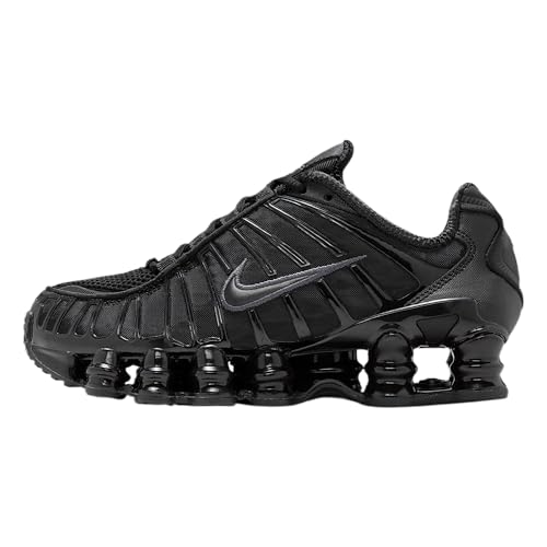 Nike Shox TL amorti intégral baskets enfants running au maintien renforcé noir et orange