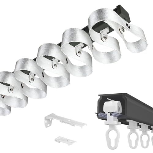 Tringle à rideaux ondulée : la solution anti-blocage en aluminium pour séparation de pièce