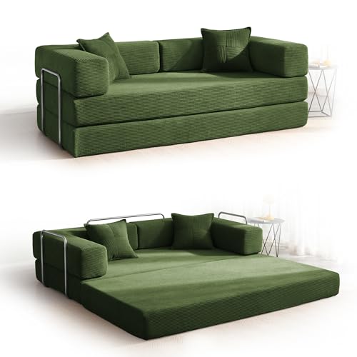 MOEYURO Compression Sofa - 78''Convertible Floor Sofa Bed...