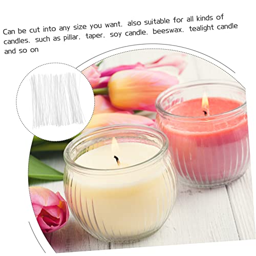 Kit para hacer velas con mechas de algodón 300pcs miniatura 7