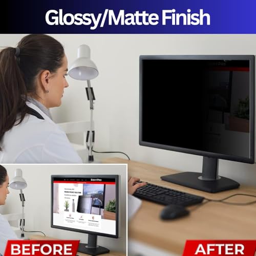 Image of Pxin 49 inches (32:9) Monitor Privacy Filter Guard | No Eye Strain | Anti Glare & Blue Light UV, Anti Scratch, No Dry Eyes |