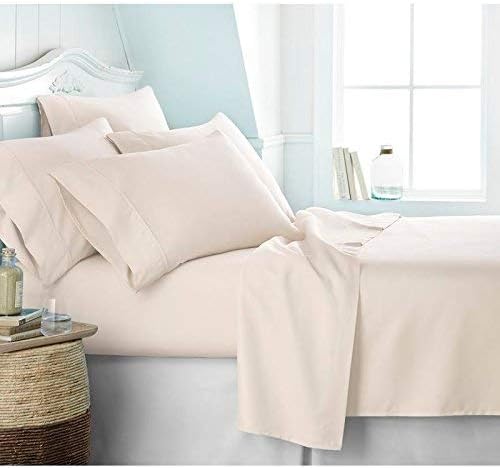 RELIABLE BEDDING 100% Egyptian Cotton Sheets, White Twin Sheets Set, 600 Thread Count Long Staple Cotton, Sateen Weave for Soft and Silky Feel, Fits Mattress Upto 15'' DEEP Pocket !!!