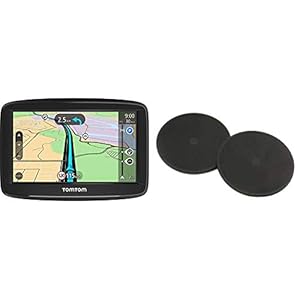 TomTom Start 42 (4,3 Pouces) – GPS Auto – Cartographie Europe 48 à Vie + Disques de Fixation Adhésifs pour Tableau de…