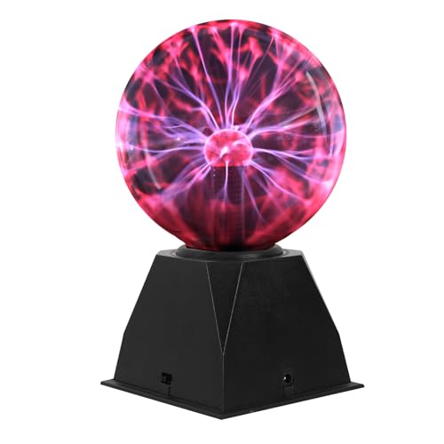 SENQIU 6 Inch Magic Plasma Ball Plasma Lamp Touch and Sound Sensitive