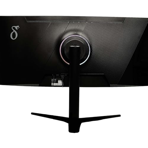 Monitor Gamer Ultrawide 34 Polegadas 165Hz 1ms Resolução WQHD Preto HDMI/DP - Design Ergonômico