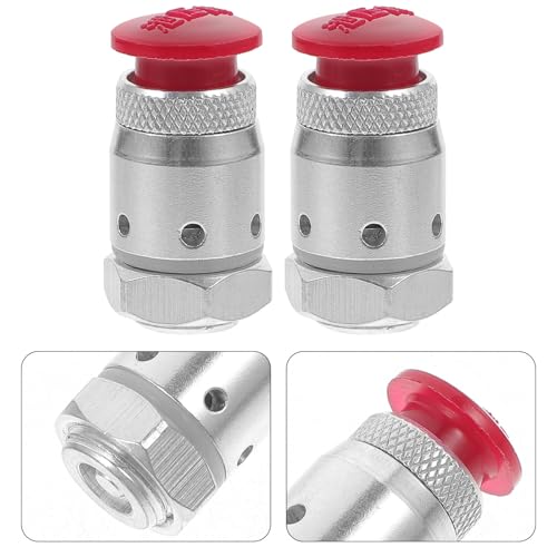 POPETPOP 2 piezas válvulas de flotador de olla a presión repuesto, válvula de alivio de seguridad de acero inoxidable diámetro interior 12mm, liviana y fácil de limpiar para ollas a presión miniatura 7