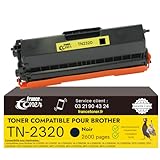 COMPATIBILITÉ TOTALE : Toner compatible pour Brother TN2320 et s’utilise parfaitement avec de nombreux modèles d'imprimantes compatibles pour Brother HL-L2300D, HL-L2320D, HL-L2340DW, HL-L2360DN, HL-L2360DW, HL-L2365DW, HL-L2380DW, DCP-L2500D, DCP-L2520DW, DCP-L2540DN, DCP-L2560DW, MFC-L2700DN, MFC-L2700DW, MFC-L2720DW, MFC-L2740DW