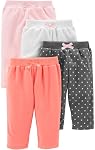 Simple Joys by Carter's Baby-Girls 4-Pack Fleece PantsCasual Pants
