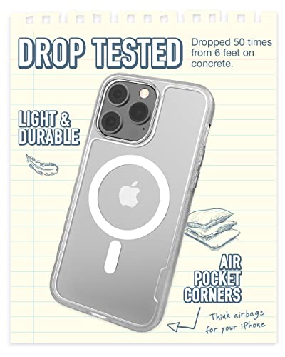 Image of Smartish iPhone 14 Pro Max Slim Case - Gripmunk Compatible with MagSafe [Lightweight + Protective] Thin Grip Cover - Nothin' to Hide
