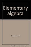 Elementary algebra 0205073085 Book Cover