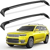 FengYu Roof Rack Cross Bars Compatible with 2021-2026 Jeep Grand Cherokee L 3-Row and 2022 2023 2024 2025 2026 Grand Cherokee WL 2-Row,All-Metal Aluminum Roof Rails Crossbars Rooftop Cargo Bars