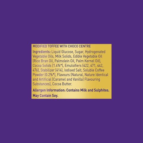 Image of Cadbury Choclairs Gold Coffee Candy, 336 g (60 Candies)