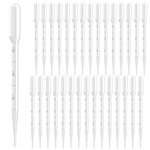 50 Pipette Monouso Da 3ml - Contagocce In Plastica Per Aerografo, Oli Essenziali, Vernici E Liquidi - Foto 10