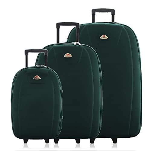 Kit Conjunto 3 Malas de Tecido - Gladiador S1C3 (Verde)