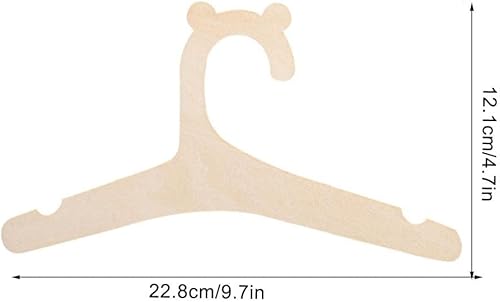Miniatura 5 de Perchas de madera para niños, 5 piezas de lindas orejas de oso para bebés, perchas para guardería, abrigos para niños, trajes, pantalones y chaquetas