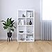 vidaXL Libreria/Credenza Scaffali Versatile Decorativa Mobiletto Arredo Casa Mensole Libri a Giorno Espositore Bianco 66x30x130 cm in Truciolato