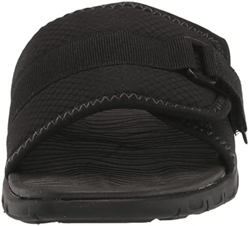 BASS OUTDOOR Women's TOPO Utility Sandal Hiking Shoe, Black, 9.5 | Image 1
