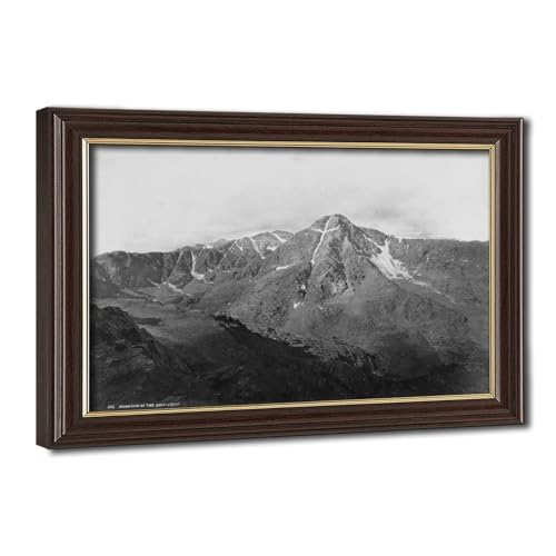 Toile Le Mont de la Sainte Croix pour décoration murale de salon, paysage montagne de Jackson