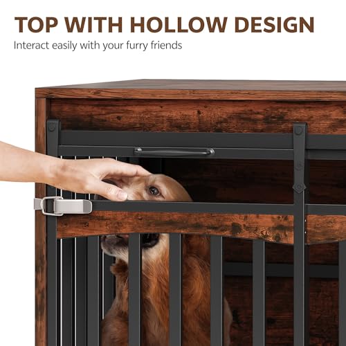 Homiflex-Large-Dog-Crate-Furniture-with-Storage-Drawers
