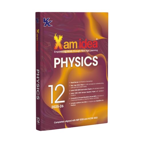 Xam idea Class 12 Physics (2025–26) | CBSE Exam Ready | Mind Maps, Practice P...