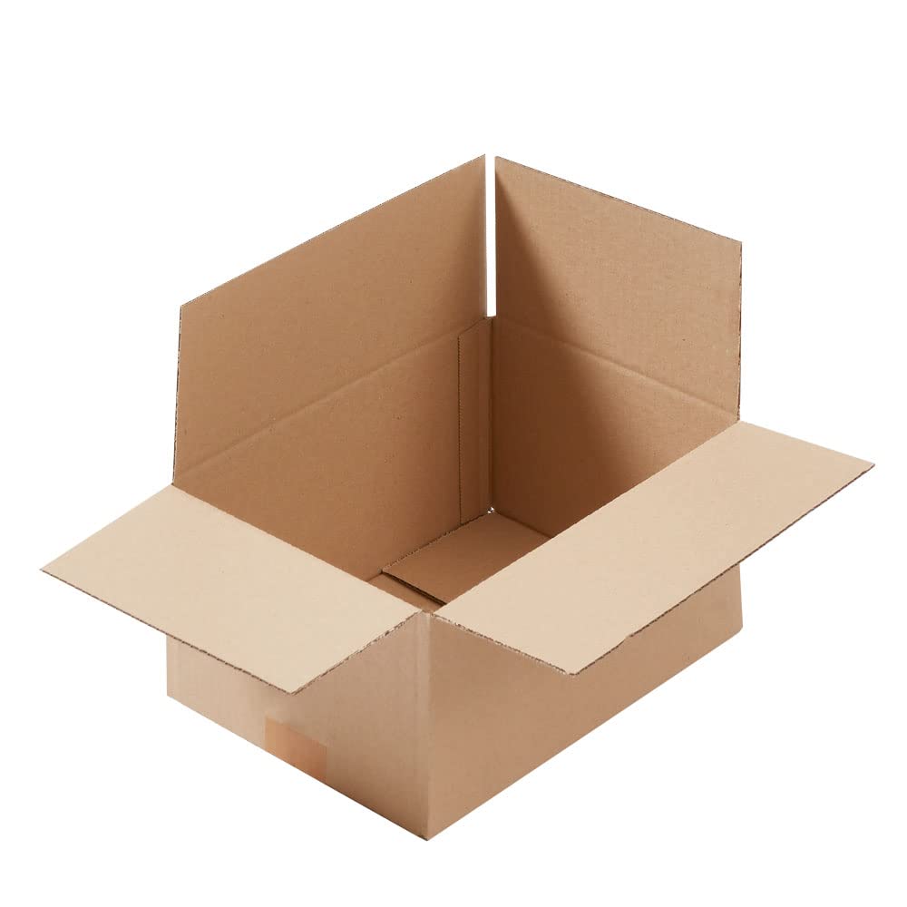 BB-Verpackungen 100x Faltkartons 280x200x120mm 1-wellig braun (100 Stück)| Kleiner Versandkarton, ideal als Warensendung, DHL Päckchen S, GLS/DPD XS-Paket