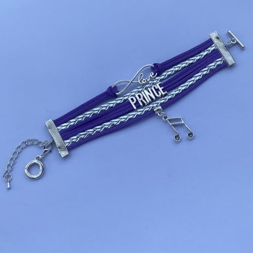 DOLON Infinity Love Prince Bracelet Memorabilia Collectible Music Charm Fans Gift2