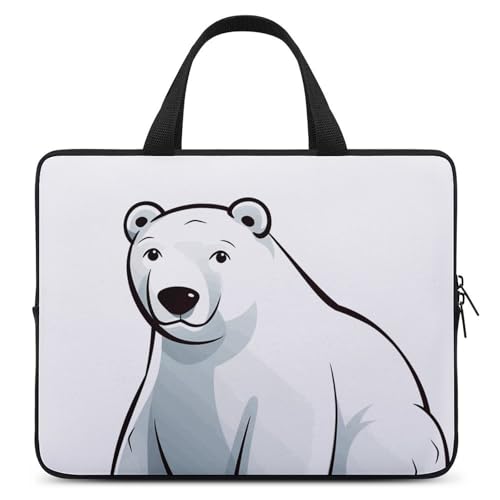 Housse ordinateur portable 17 pouces Polar Bear protégeant contre les rayures