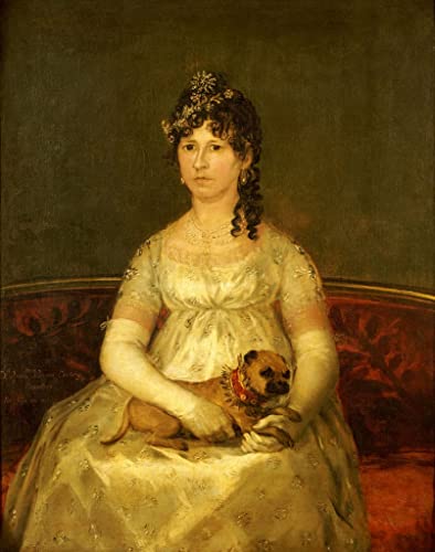 Toile Goya Dona Francisca pour habiller un grand mur vide avec élégance
