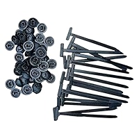 150PC Heavy Duty Nylon Cable Ties - Black Zip Ties For Organizing Wires & DIY