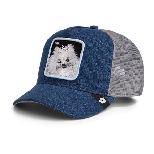 Casquette Goorin Diva Dawg trucker réglable avec patch animal pour homme et femme
