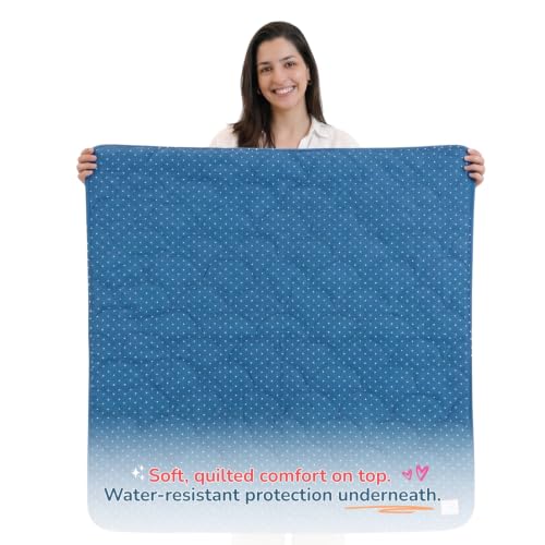 Image of TIDY SLEEP Baby Diaper Changing /Messy /Play Mat 95 x 95 cm (6-18 Months) | Soft Cotton Messy Mat for Newborns | Portable, Washable & Travel-Friendly | Galaxy Star