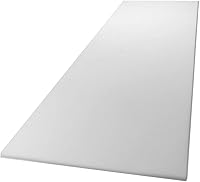 Vista 15 de Mybecca Lámina de cojín de espuma para tapicería de alta densidad, 1 pulgada de alto x 24 pulgadas de ancho x 72 pulgadas de largo