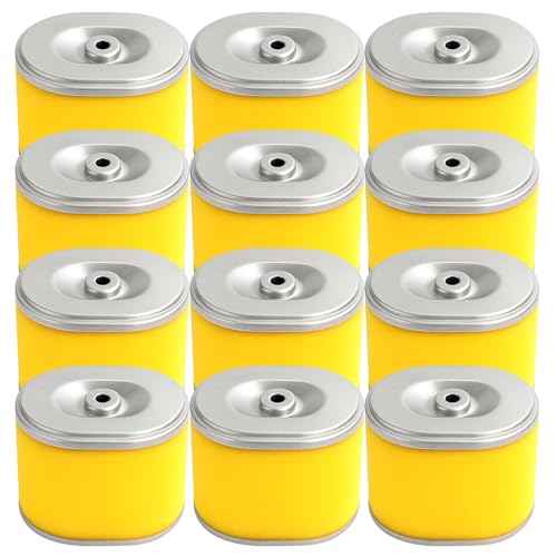 12 Packs 17210-ZE1-505 Air Filter Fit for 5.5HP 6.5HP GX140 GX160 GX200 Engines Air Cleaner Replace 17210-ZE1-517 17210-ZE1-822 17210-ZE1-505