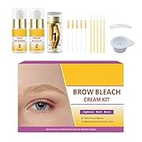 Kit para Teñir Cejas,Tinte de Cejas Semi-Permanente,Tintora para - para Mujeres, Chicas, Damas, Madres, Amantes de la Belleza, Usuarios de Disfraces, Artistas Escénicos